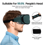 Portabel 3D Sovmask - Ljusblockerande, Mjukt Vadderat Ögonskydd för Optimal Komfort