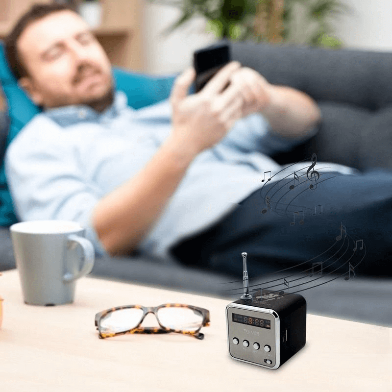 Mini Radio Bluetooth Högtalare