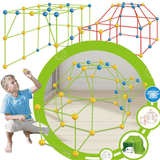 3D Lekhus | Byggsats med Pinnar DIY Gör Det Själv Lärande för Barn
