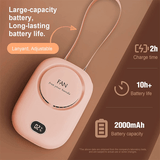 Portabel Hängande Minihalsfläkt 2000mAh