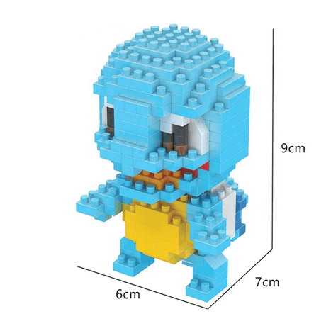 Poke Karaktärs Nanoblocks Anime Byggklossar