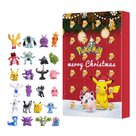 Poke Jul Adventskalender Mysterieskrin - 24st Figurer