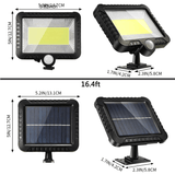 Solcellsdriven Rörelsesensor-Lampa Rörelsevakt