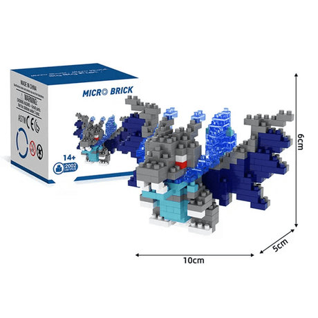 Poke Karaktärs Nanoblocks Anime Byggklossar