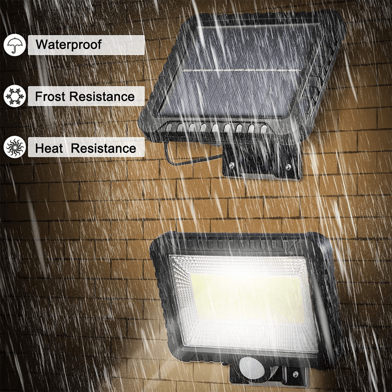 Solcellsdriven Rörelsesensor-Lampa Rörelsevakt