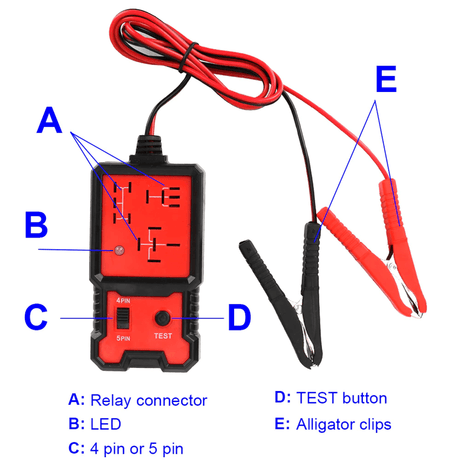 12v Kompakt Bilrelätestare