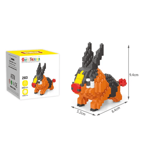 Poke Karaktärs Nanoblocks Anime Byggklossar