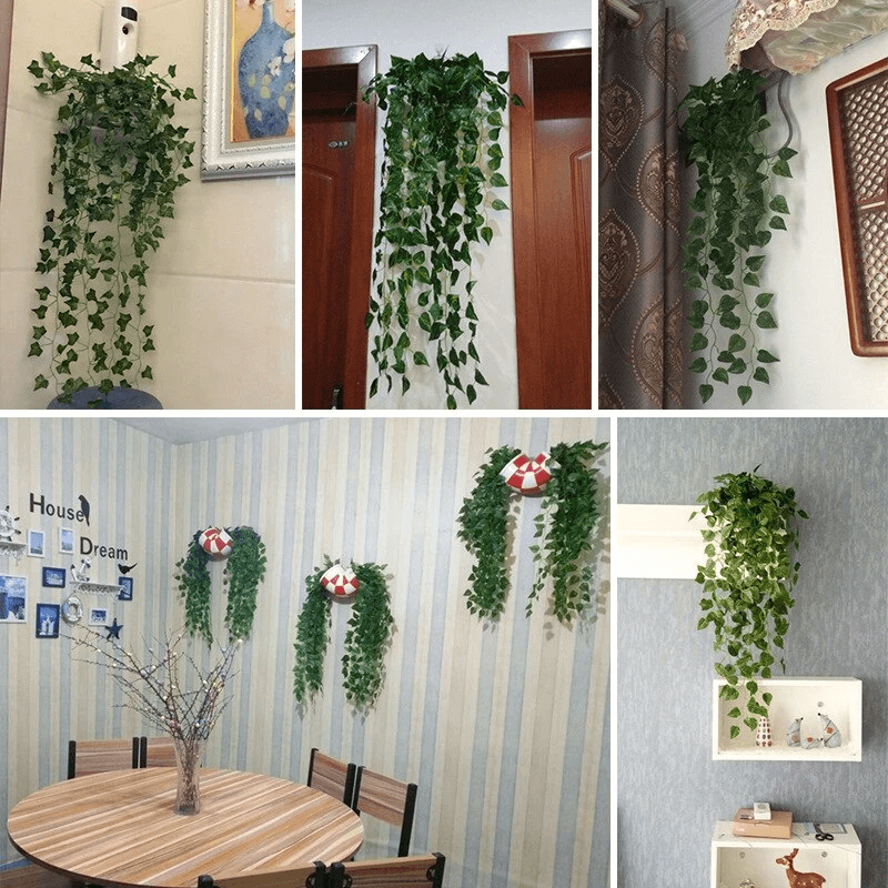 Konstgjord Växt Väggdekoration