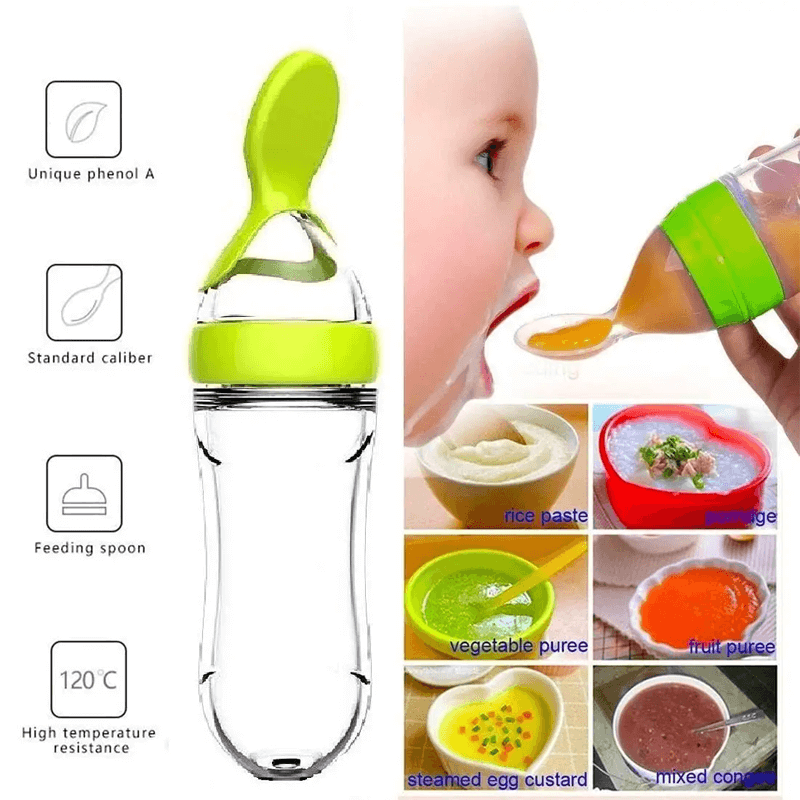 Baby Nappflaska Färsk Mat Frukt