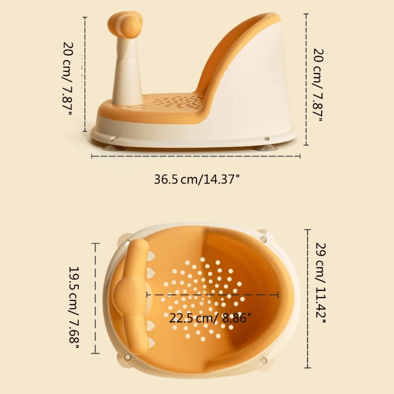 Bekväm Halkfri Babybadstol