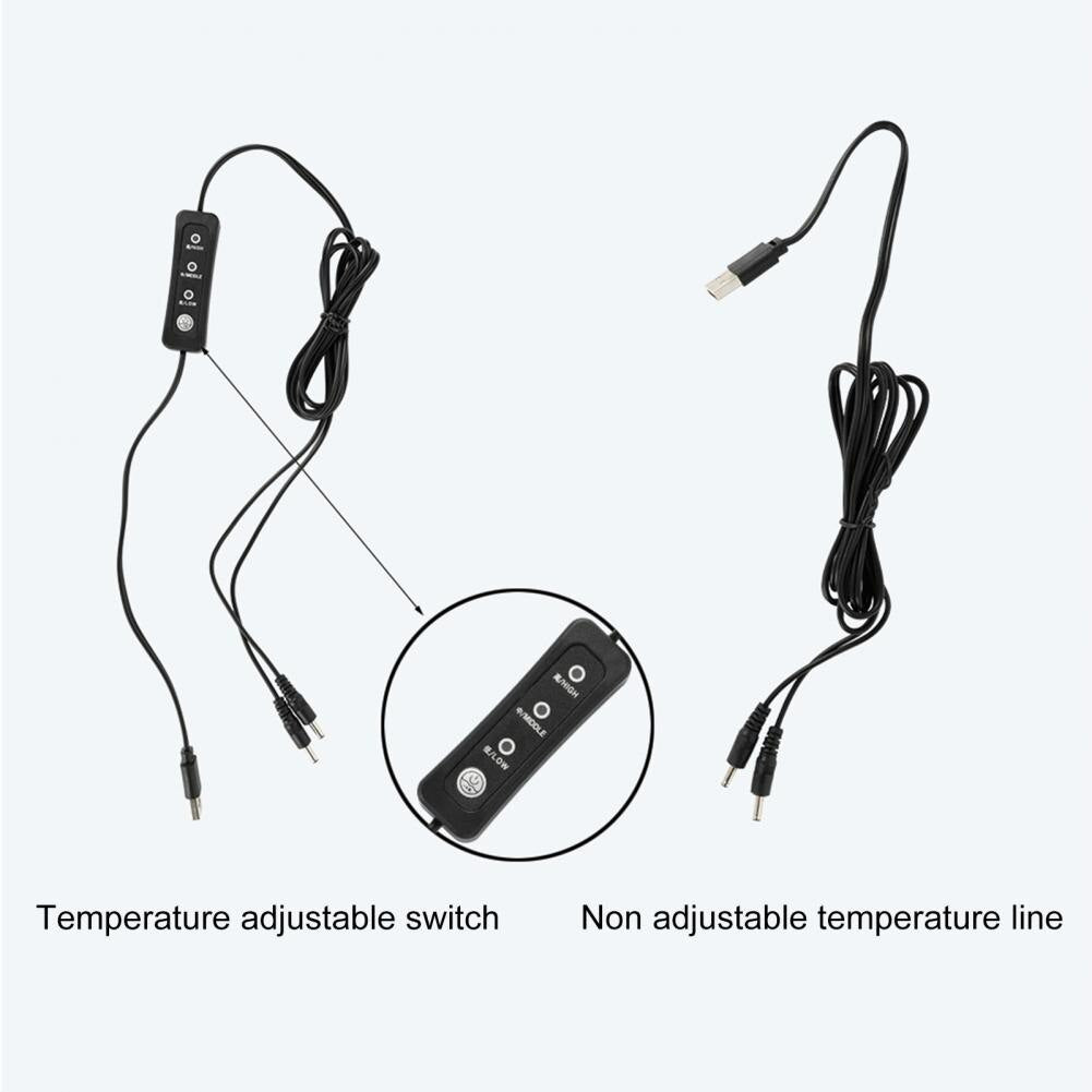 Stickade Värmehandskar 6000mAh